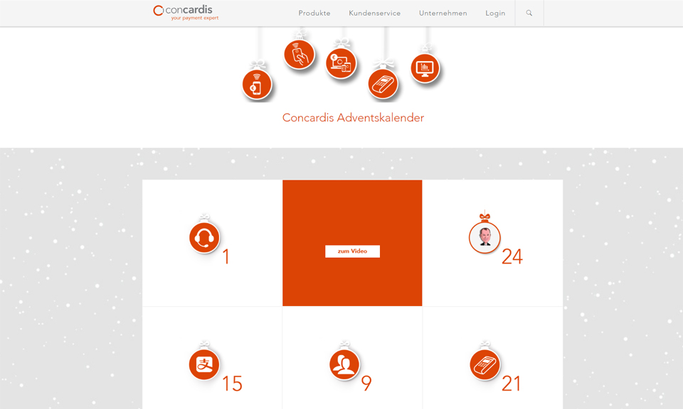 concardis Adventskalender online Gewinnspiel