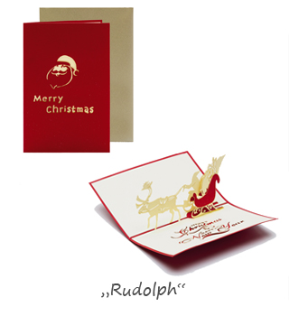 Rudolph Karte Weihnachten