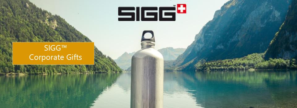 SIGG Markenartikel mit Logo-Gravur