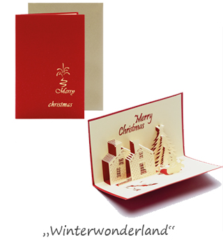 Weihnachtskarte Winterwonderland