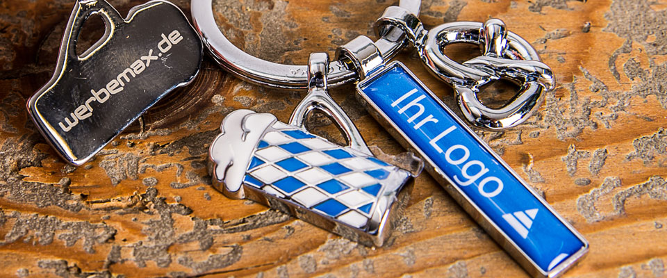 Schlüsselanhänger Bavaria mit Logo