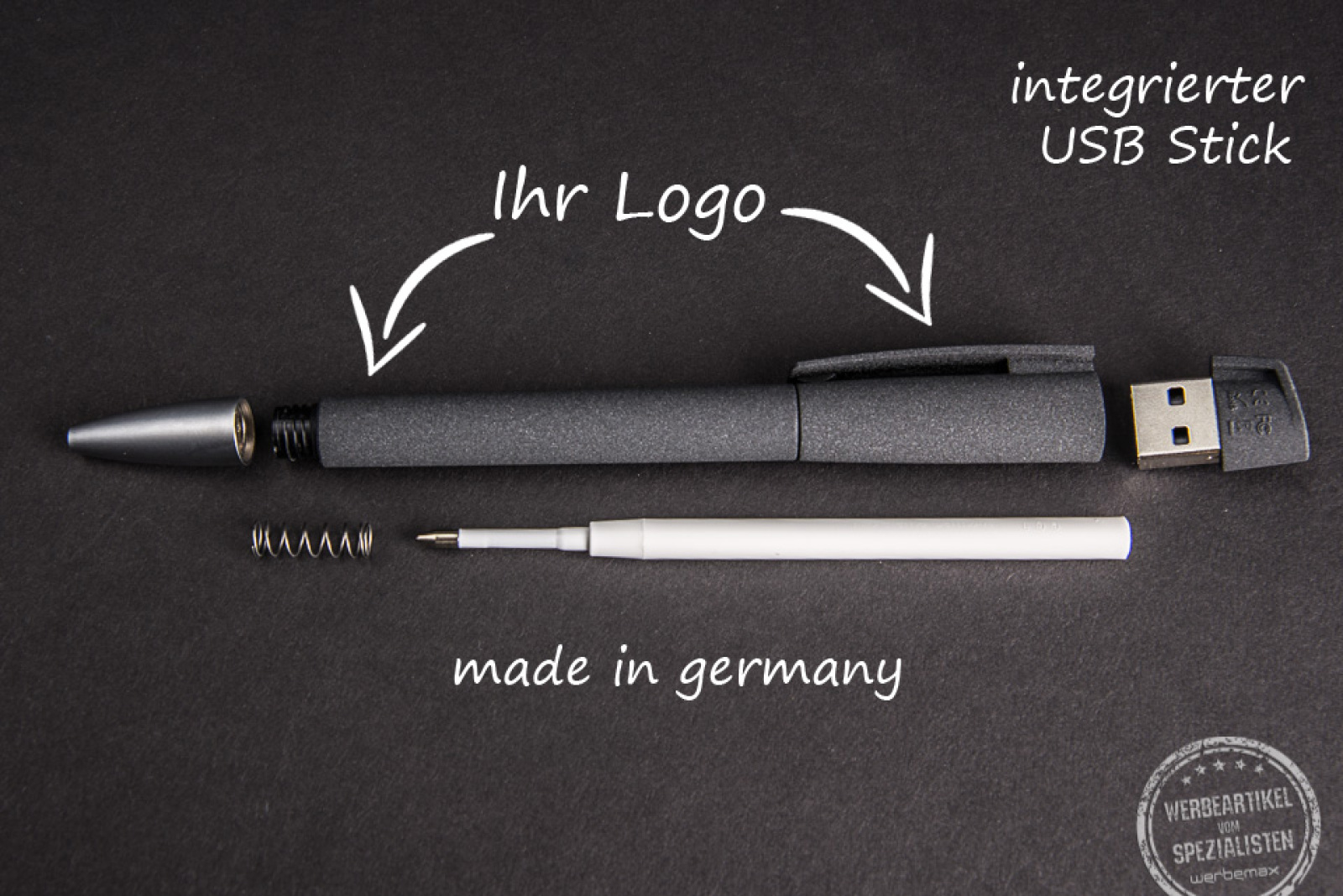 USB Kugelschreiber mit Logo