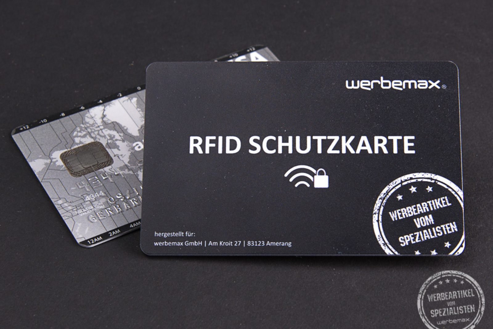 RFID Schutzkarte Beispiel werbemax