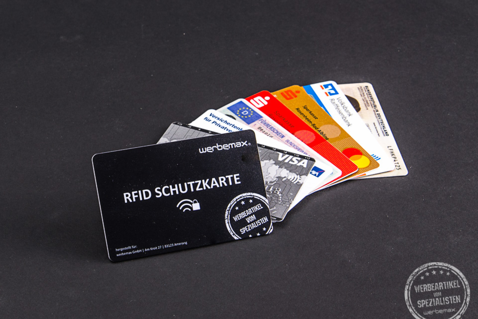 RFID NFC Schutz als Werbeartikel bedrucken