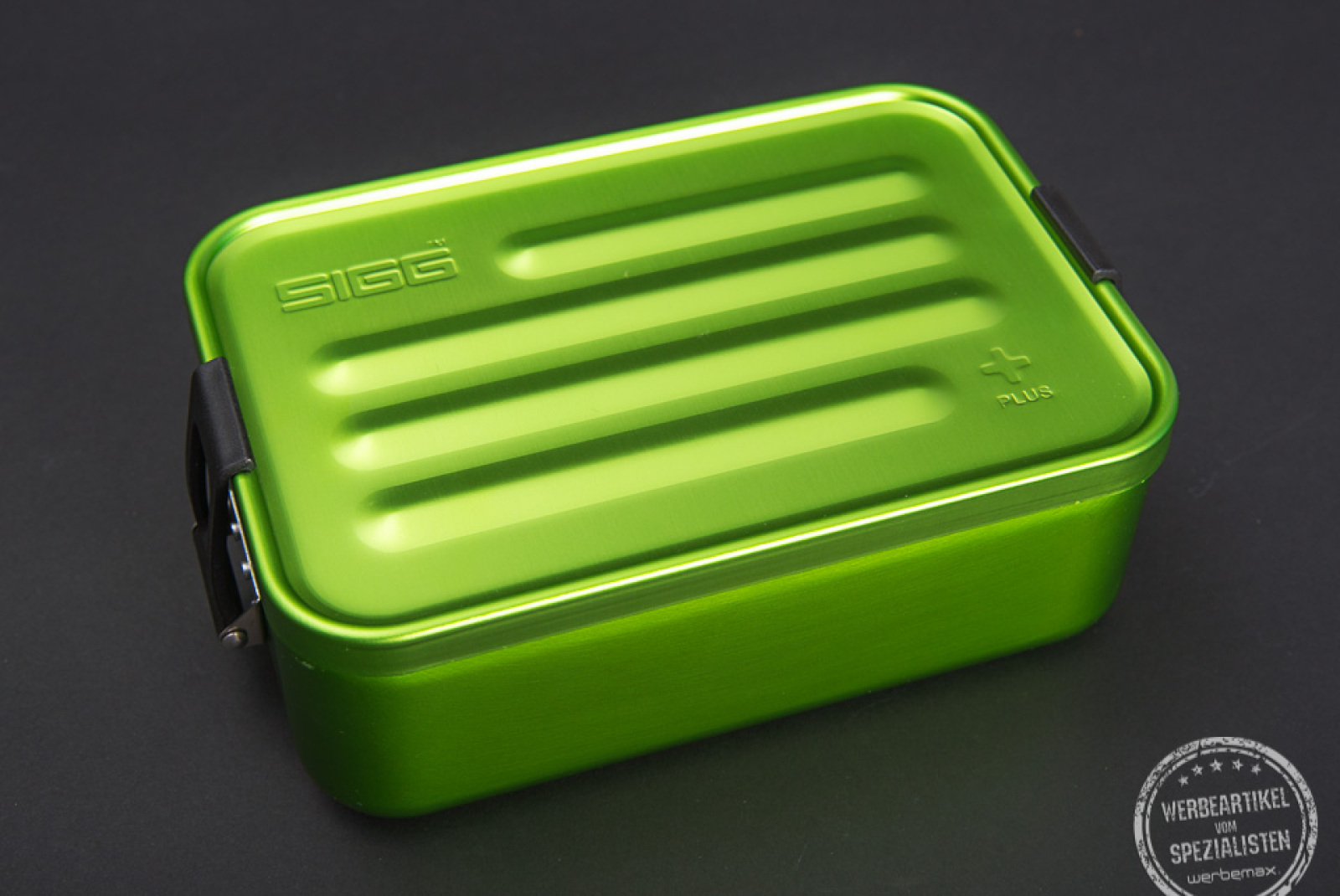 Sigg Lunchbox aus Alu mit Lasergravur