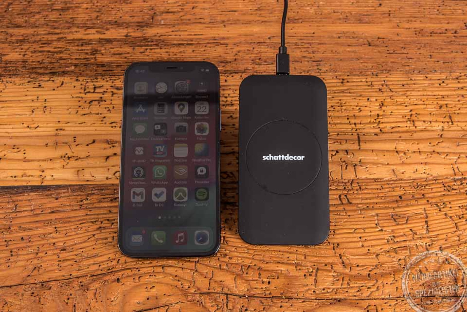 wireless charging pad bedruckt